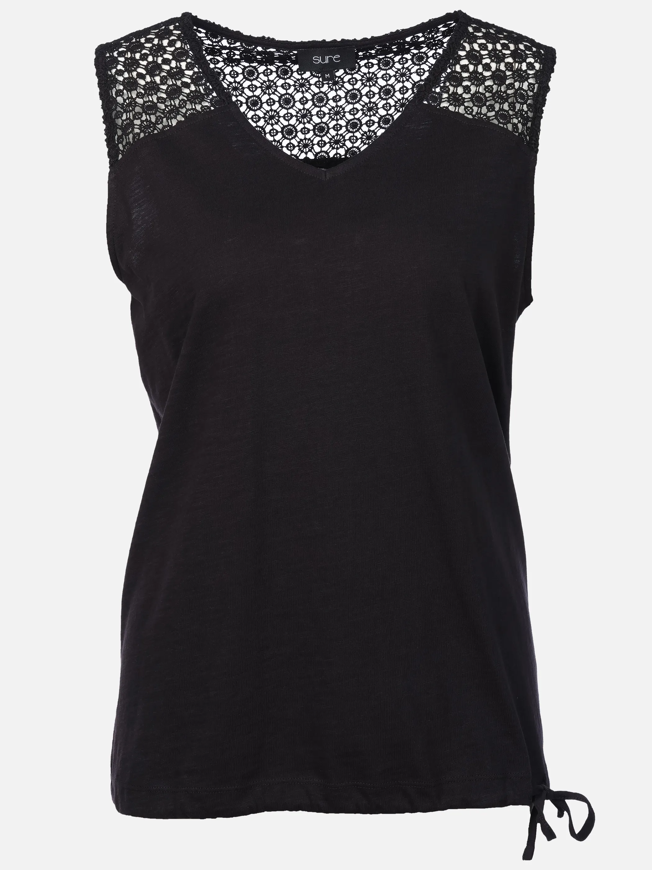 Sure Da-Jersey-Tanktop Schwarz 890096 BLACK 1